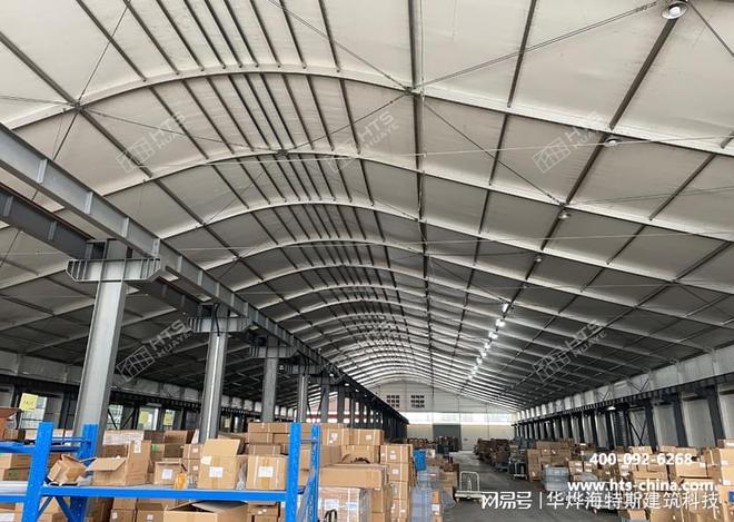 mile米乐m6物流仓储大棚篷房为企业供给了灵敏、高效、经济的仓储空间(图1)